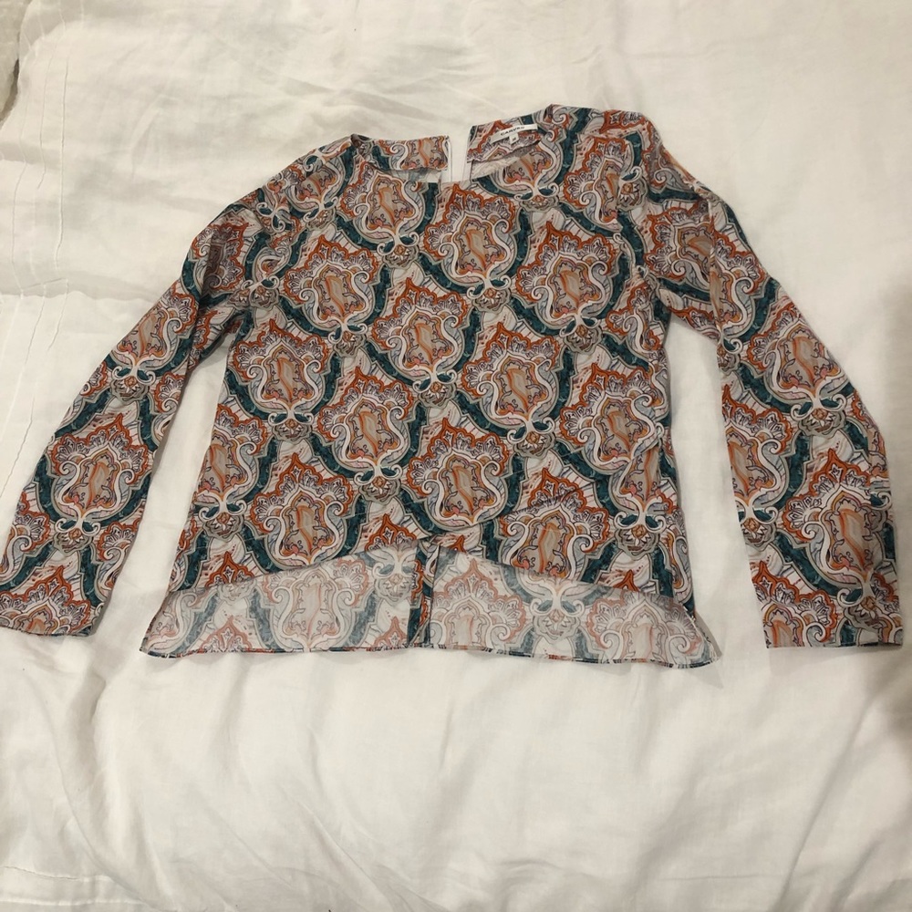 Carven Cropped Pattern Top - Picture 2 of 4